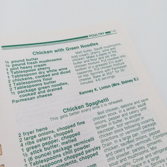 Puttin On The Peachtree CookBook Vintage Recipe Book DeKalb County Junior League - Picture 10 of 12